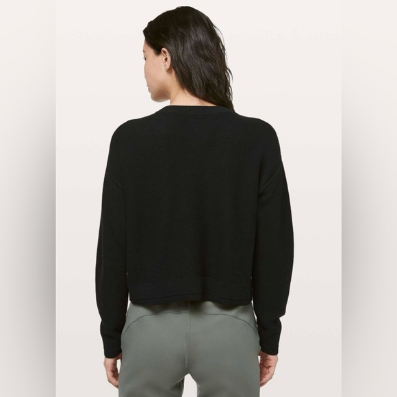 Lululemon Nurture & Nature Pull Over Black Sweater - Picture 2 of 11